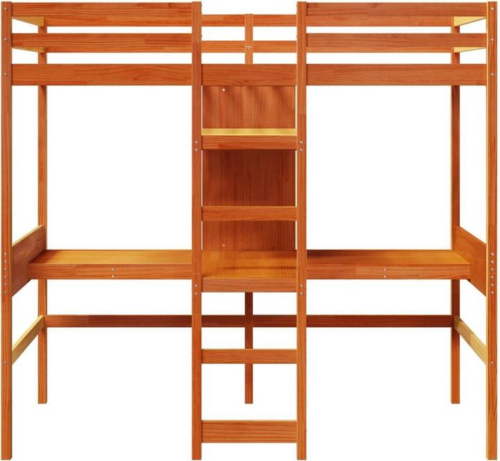 Image du produit VidaXL Lit surélevé sans matelas (75 x 190 cm)