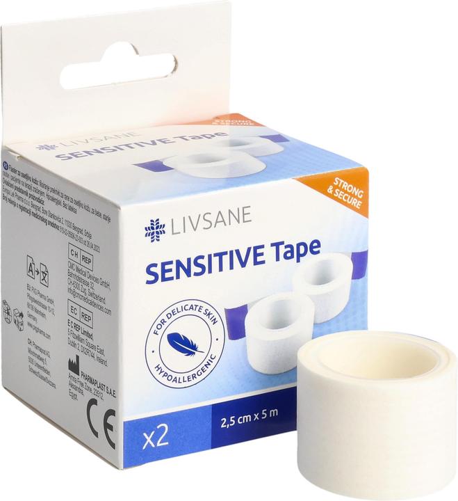 Produktbild Livsane Sensitiv Fixierpflaster 2.5cmx5m (1 x)