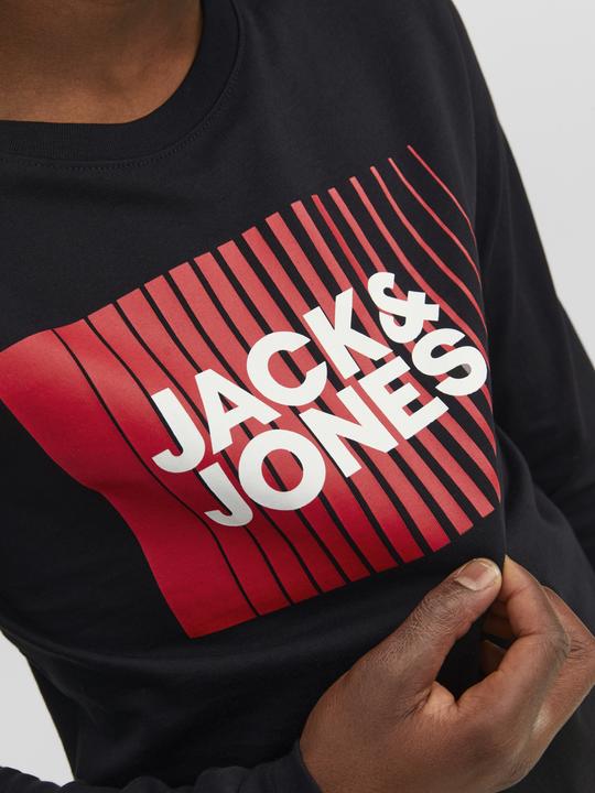 Actual product image Jack & Jones Jjecorp Logo Tee Play Ls O-Neck Noos Mni (128)