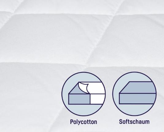 Actual product image Julius Zöllner Bassinet mattress round (70 x 37 cm)