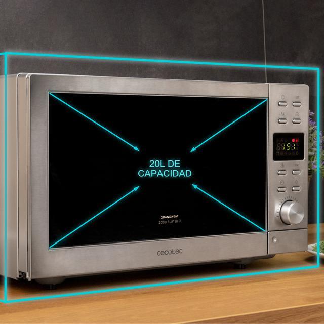 Actual product image Cecotec Microondas Grandheat 2000 Flatbed Steel (20 l)