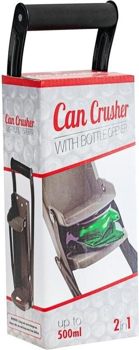 Actual product image Casativo 2-in-1 can crusher and bottle opener