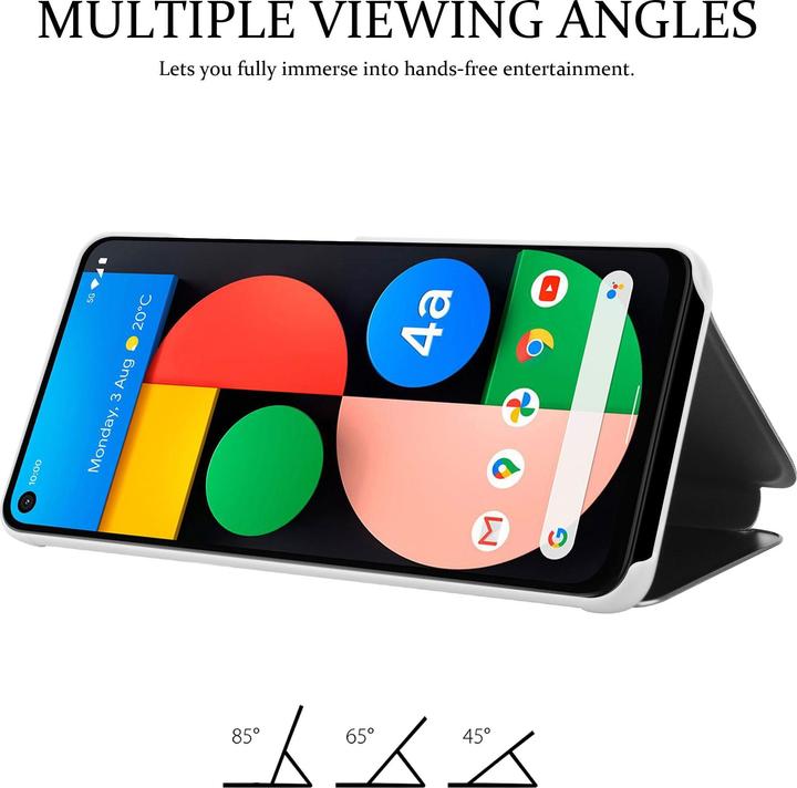 Productafbeelding Cadorabo Boek Smart View Spiegelhoes (Google Pixel 4a)