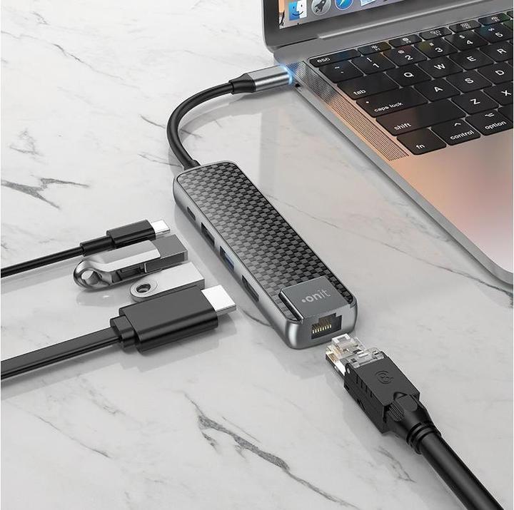 Produktbild Onit Multiadapter (USB-C, 5 Ports)