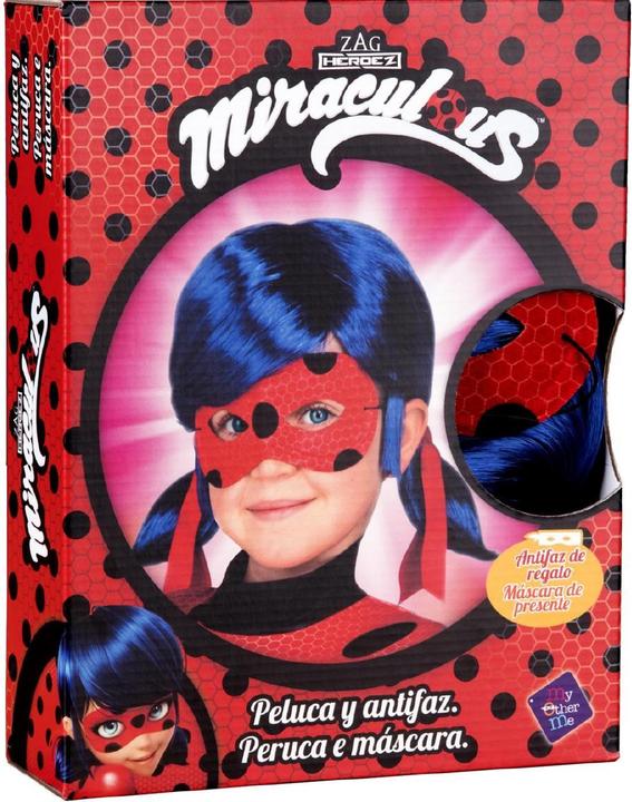 Actual product image My Other Me Mask and wig Ladybug Miraculous