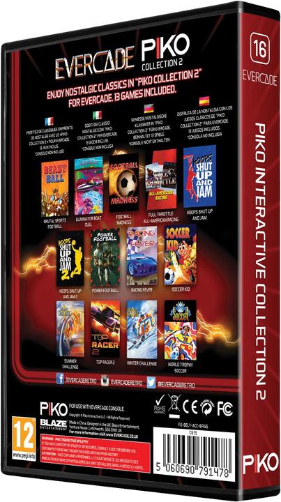 Image du produit Blaze Cartouche Evercade Piko 2 (Arcade, EN)