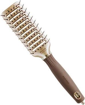 Olivia Garden Expert Style Vent Nylonborsten Gold&Braun