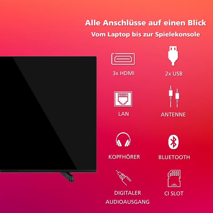 Produktbild Telefunken 55 Zoll Fernseher Fire TV (4K UHD Smart TV, HDR Dolby Vision, Dolby Atmos, Triple-Tuner) (55", LED, 4K, 2024)