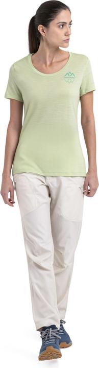 Actual product image Icebreaker Women Merino 150 Tech Lite III SS Scoop Tee Logo Reflections (M)