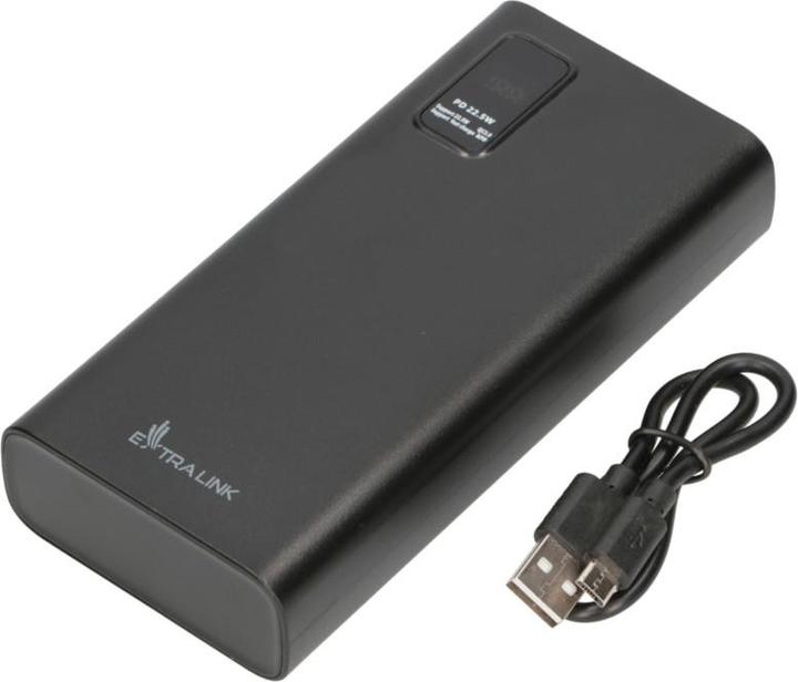 Image du produit Extralink EX.19508 Banque d'alimentation Lithium Polymère (LiPo) Noir (20000 mAh, 74 Wh)