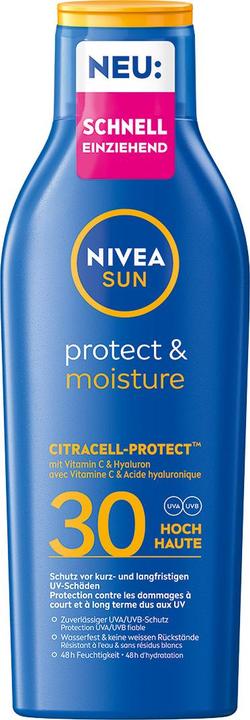NIVEA Protect and Moisture (Suntan lotion, SPF 30, 200 ml)