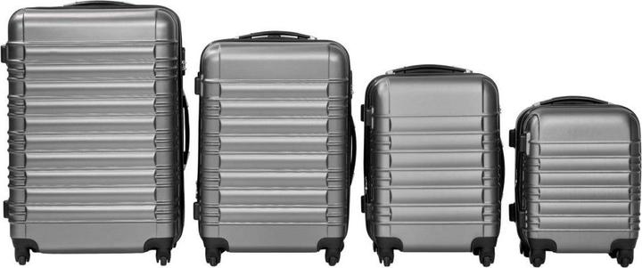 Produktbild tectake Hartschalenkofferset (106 l, Handgepäck (bis 50l), M (50 - 90l), L (90 - 115l))