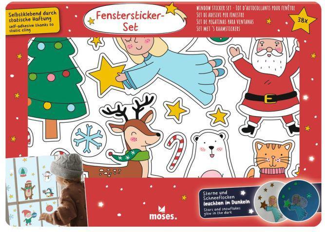 Produktbild Nachtleuchtendes Fenstersticker-Set