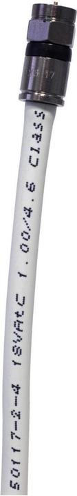 Image du produit Televes Deutschland GmbH Preisner FPK430 Câble coaxial F 0,43 m Blanc (120 dB, Câble d'antenne)