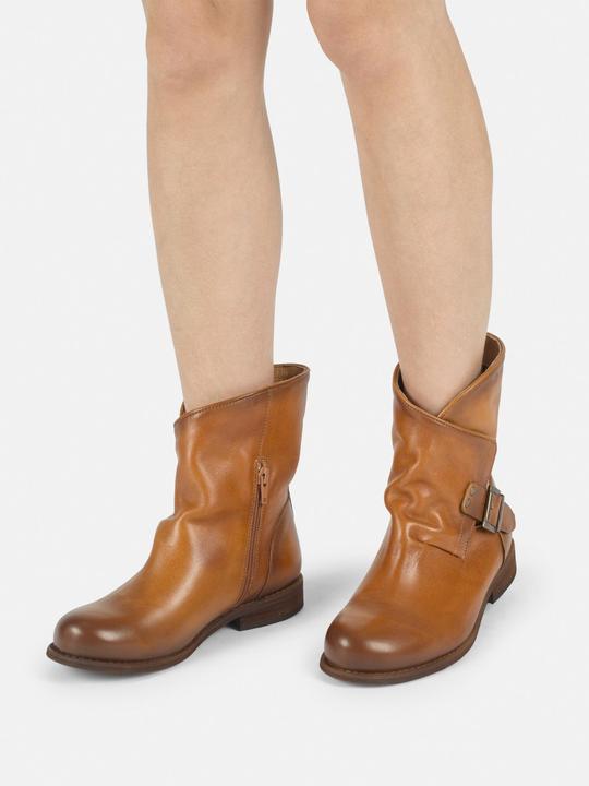 Actual product image Felmini ORDERG W106 Wide Fit boots made of genuine leather, with low heel, inner zip f (40)