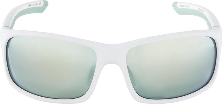 Produktbild ALPINA SPORTS Lyron S (White matt-pistachio, ceramic mirror emerald)