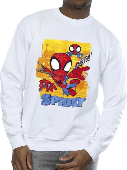 Immagine prodotto Spidey And His Amazing Friends Flying Felpa Uomo (XL)