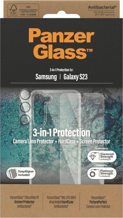 Actual product image PanzerGlass Hard Case+Glass Bundle (1 Piece, Samsung Galaxy S23)