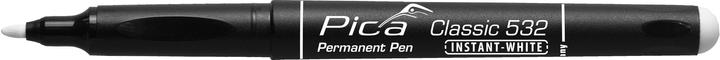 Actual product image Pica Permanent marker INSTANT white, round tip 1-2mm / SB (White, 2 mm)