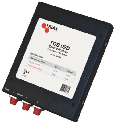 Actual product image Triax TOS 02 D 2-way optical amplifier with FC/PC connectors (Cords)