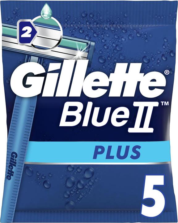 Produktbild Gillette Einweg Rasierer Blue II Plus 5er
