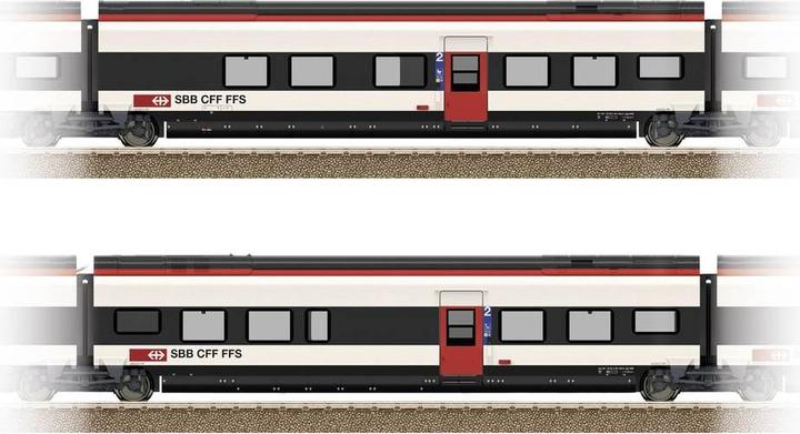 Produktbild Trix H0 23281 H0 Ergänzungsset 1 zu Giruno der SBB B(B11) 2.Klasse und C(B10) 2.Klasse (Spur VI)