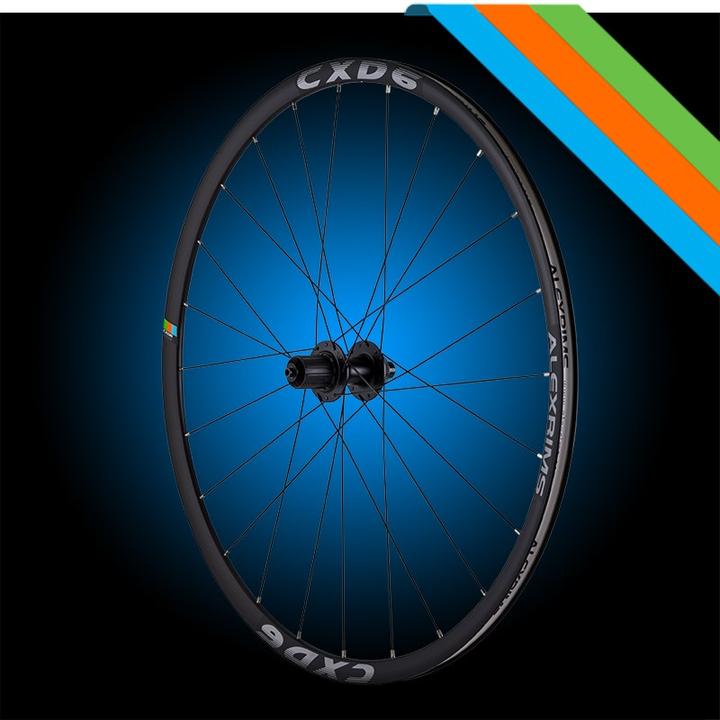 Alexrims CXD6, 700C, Stożek 24 mm, tubeless ready, disc -lack is, star F12X100/R12X142, gewicht (Wielset, 28")
