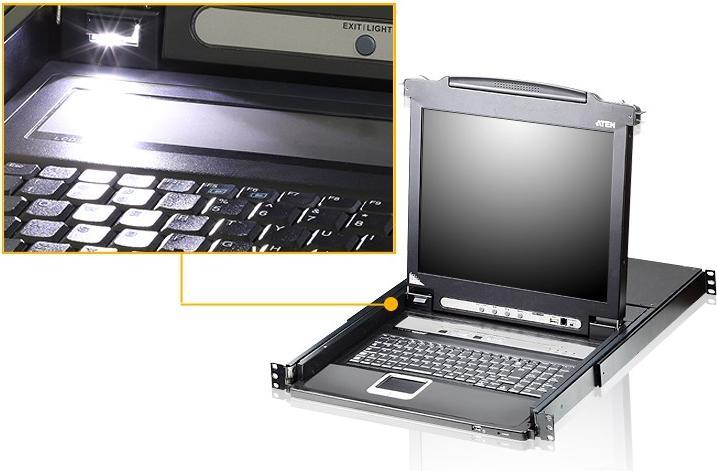 Image du produit Aten CL5716M Commutateur clavier/vidéo/souris (KVM) montage en rack
