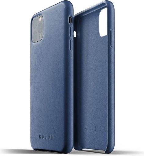 Actual product image Mujjo Full Leather Case for iPhone 11 Pro Max - Monaco Blue (Apple iPhone 11 Pro Max)