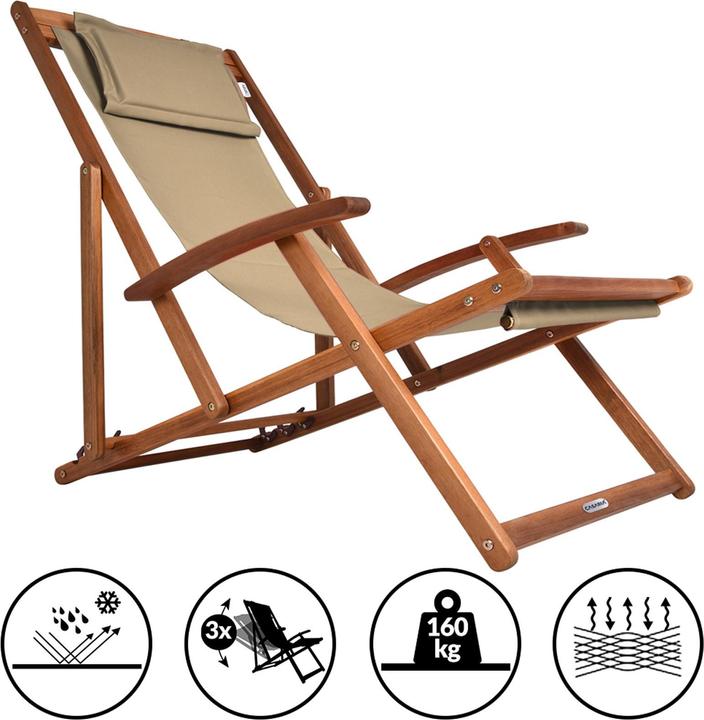 Produktbild Casaria Klappliegestuhl (94 cm)