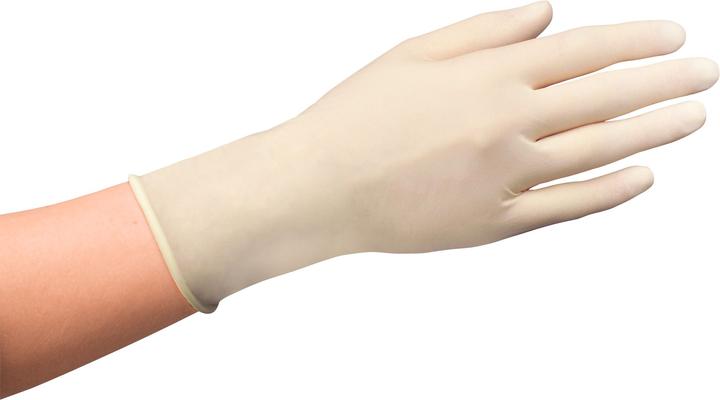 Produktbild Papstar Einmalhandschuhe Medi-Inn® PS Latex White, für links & rechts, gepudert, nicht steril, divers... (S)