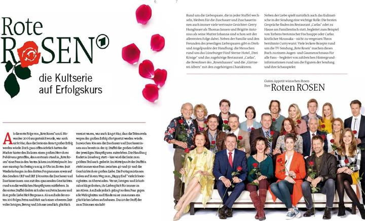 Produktbild Rote Rosen - das Kochbuch (Deutsch, Jan Thorbecke Verlag, 2016)
