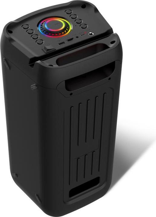Produktbild Connect IT Hyperbass BEAT+ bluetooth party reproduktor,2x30W,BT,USB,MicroSD,mikrofon,DO,ČERNÝ (10 h, Stromversorgung über USB)