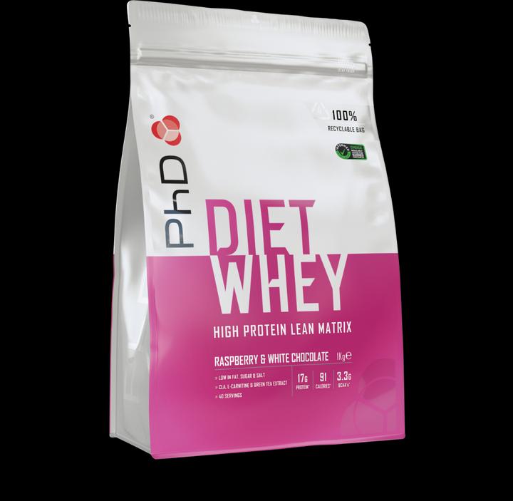 Actual product image PhD Nutrition Diet Whey (Raspberry, 1 pcs., 1000 g)