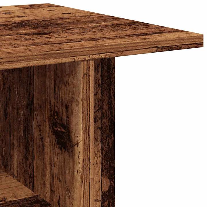 Actual product image VidaXL TV Regal TV Schrank Lowboard Fernsehtisch mit Rollen Altholz-Optik (80 x 40 x 45 cm)