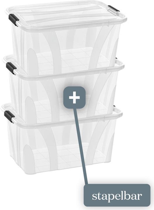 Actual product image Siena Home Set of 3 Storage Box 21 l (51 x 38.5 x 15 cm, 31 l)