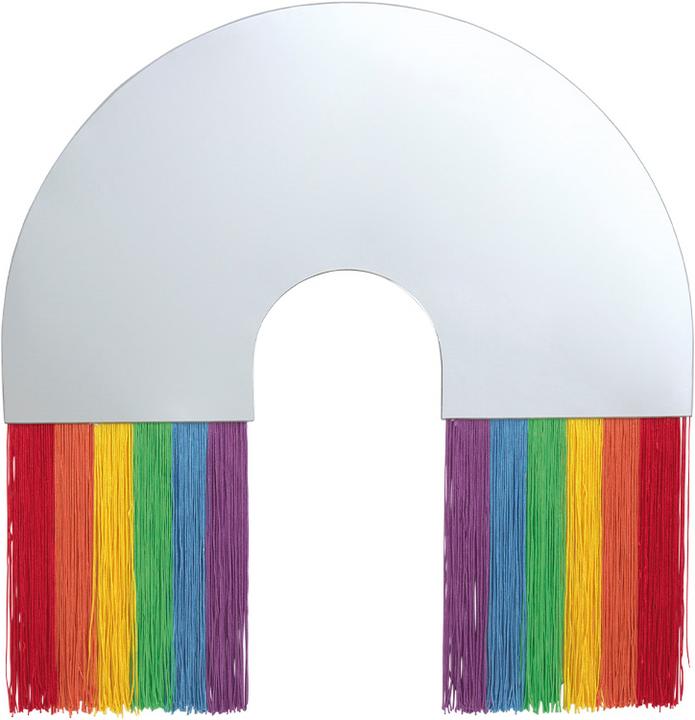 Actual product image Doiy Rainbow Wall Mirror (50 x 48 cm)