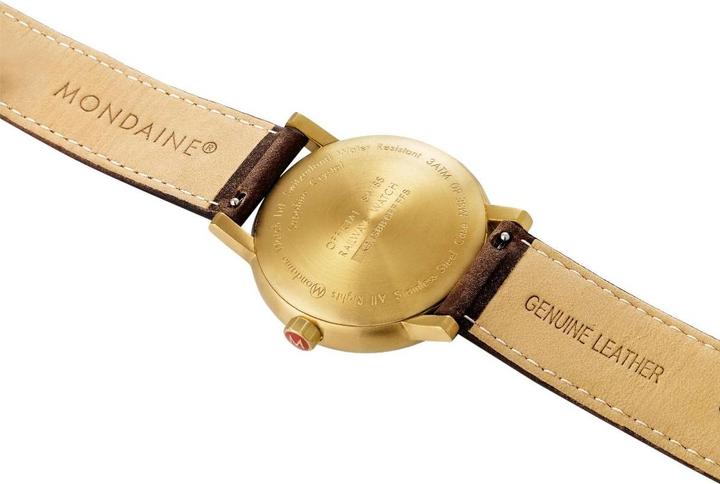 Produktbild Mondaine Evo2 - Ip Gold (Analoguhr, 40 mm)