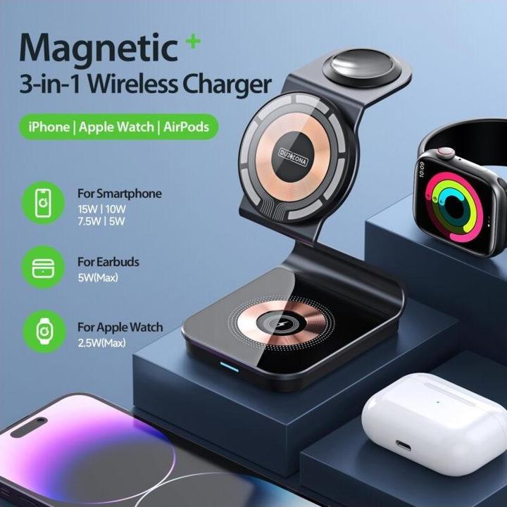 Produktbild Duzzona 3 in 1 MagSafe Ladestation (15 W)