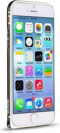 Image du produit Hoco Apple iPhone 6 / 6S Blade series Hippocampal Buckle Metal Bumper HI-T025 black (Apple iPhone 6)