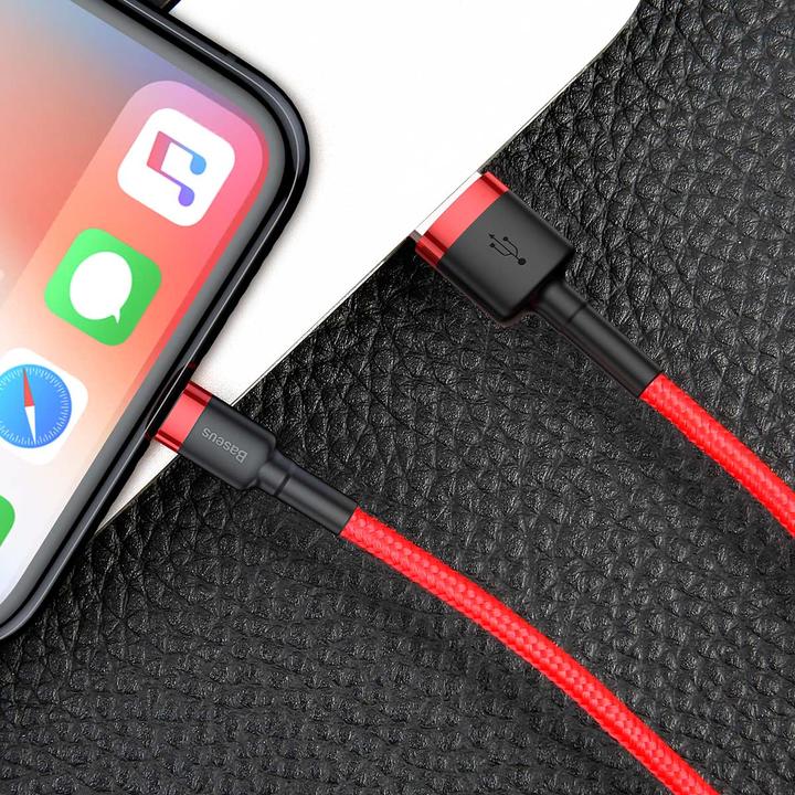 Actual product image Baseus Cafule Series for Apple (2 m, USB 2.0)