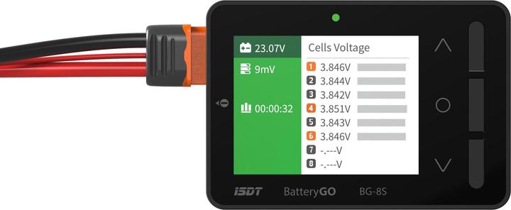 Actual product image Isdt BG-8S Smart Battery Checker