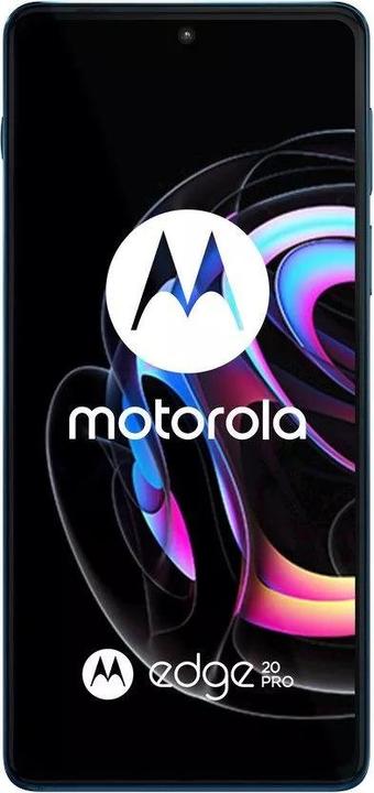 Actual product image Motorola Edge 20 Pro (256 GB, Blue Vegan Leather, 6.70", Dual SIM, 108 Mpx, 5G)