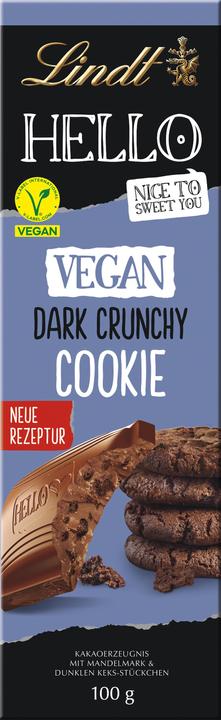 Produktbild Lindt Hello Vegan Cookie Tafel (100 g)