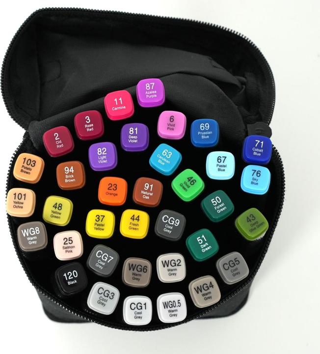 Immagine prodotto Hermex Dual Marker (Nero, Colorato, 6 mm, 36 x)
