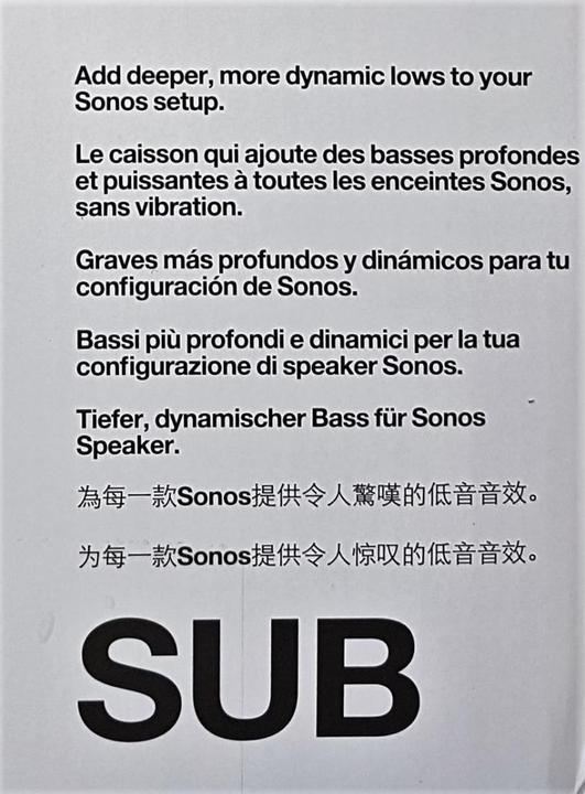 Produktbild Sonos Sub 2 (WLAN)