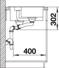 Actual product image Blanco Collectis 6 S (Top-mounted sink, Fitted sink with draining board, 100 cm, 51 cm)