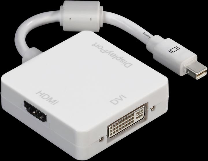 Produktbild Hama Mini-DisplayPort zu (DP, DVI, HDMI, 15 cm)