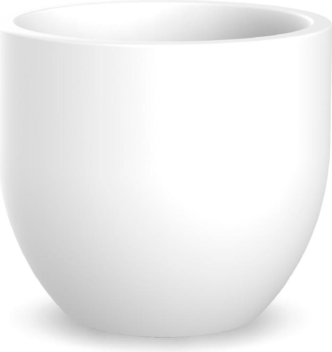 Actual product image Newgarden AZALEA 40 flower pot large round ø40x33cm white 20L with water reservoir outdoor