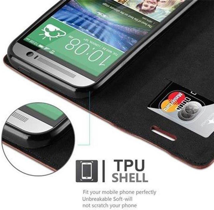 Productafbeelding Cadorabo Boek Onzichtbare Magneethoes (HTC One M8)